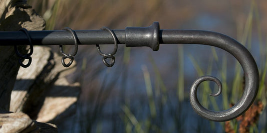 Wrought Iron Scroll Finial
