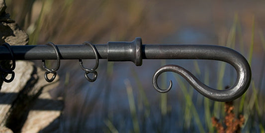 Wrought Iron Shepherd's Crook Finial