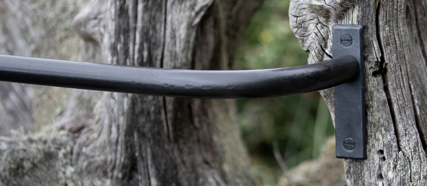 20mm wrought iron French curtain pole without rings