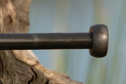 20mm Solid Wrought Iron Drapery Arm with L-Shaped Bracket