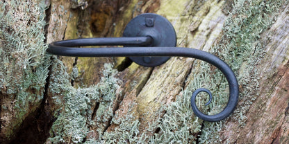 Wrought Iron Scroll Hold Back