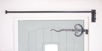 20mm Solid Wrought Iron Drapery Arm with Standard Bracket